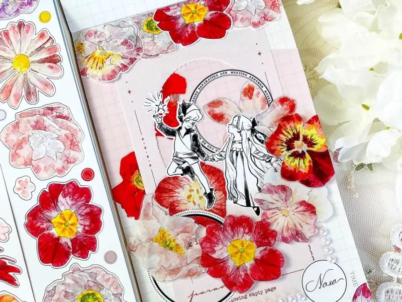 Baicangjia Studio Die-Cut Tape - Goldfish Fireworks