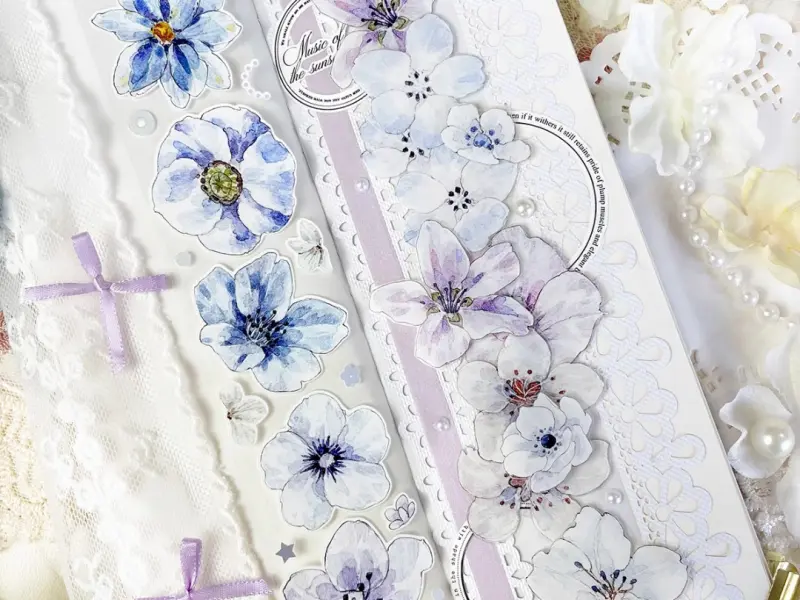 Baicangjia Studio Die-Cut Tape - Blue Velvet