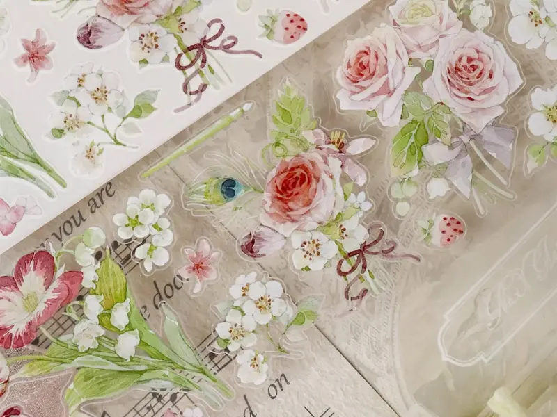 Baicangjia Studio Die-Cut Tape - Scarlet Dream