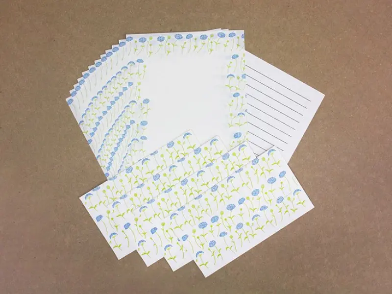 Cozyca | Nishi Shuku Letter Set - Didiscus