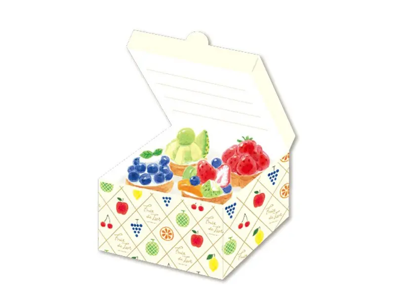 Furukawa Paper Die Cut Mini Letter Gift - Tart