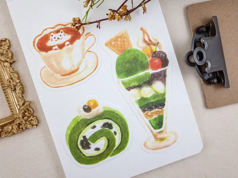 Furukawa | Mini Letter Set Sweet Cafe - Matcha
