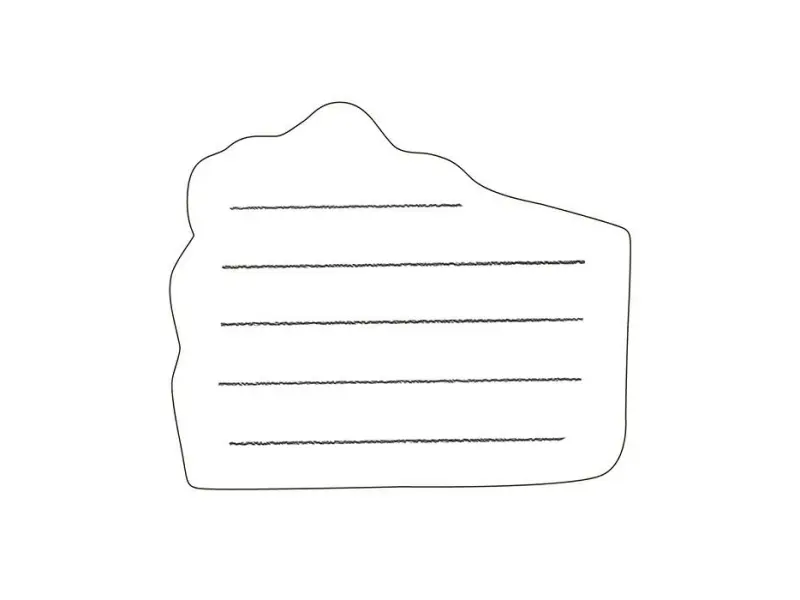 Furukawa Paper Die Cut Tea Time Mini Letter - Rose