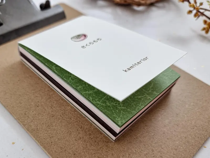 Kamiterior Mini Multipurpose Paper Pad Dessert - Sakura Mochi