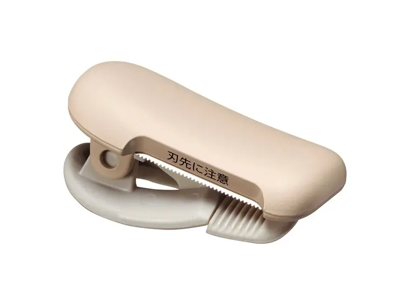 Kokuyo Karu Cut Washi Tape Cutter Pastel Brown 10-15