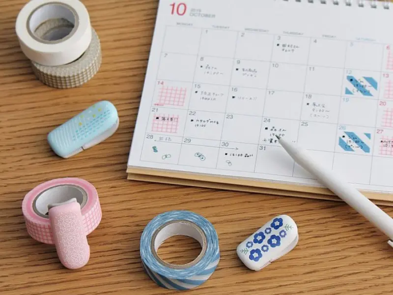 Kokuyo | Karu Cut  Washi Tape Cutter - Lemon 10 - 15