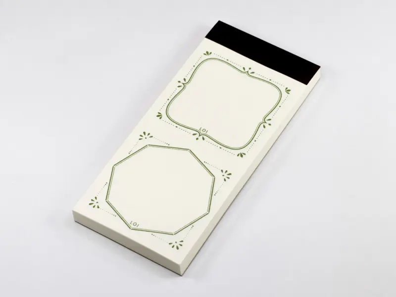 Loidesign Label Book Notepad Stamen - Green