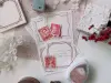 Loidesign Label Book Notepad Flower Stand - Red