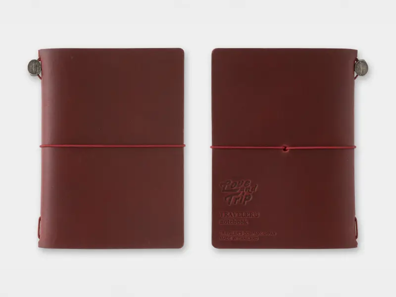 Traveler's Notebook Limited Edition Passport Size Red - LOVE AND TRIP