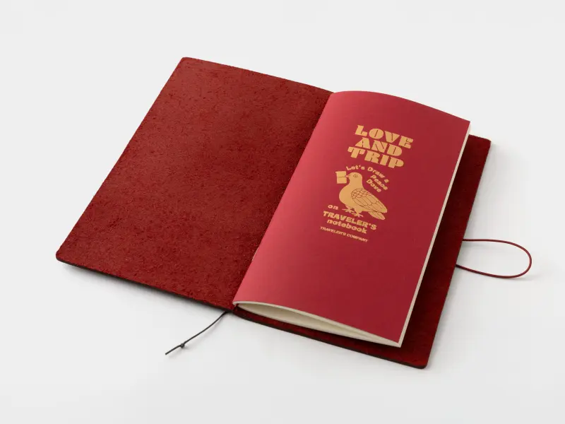 Traveler's Notebook Limited Edition Regular Size Red - LOVE AND TRIP