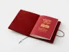 Traveler's Notebook Limited Edition Passport Size Red - LOVE AND TRIP