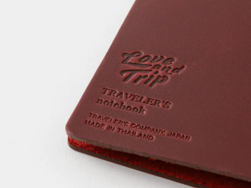 Traveler's Notebook Limited Edition Regular Size Red - LOVE AND TRIP