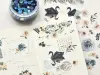 MU Print On Transfer Stickers Flower Series Swan And Roses