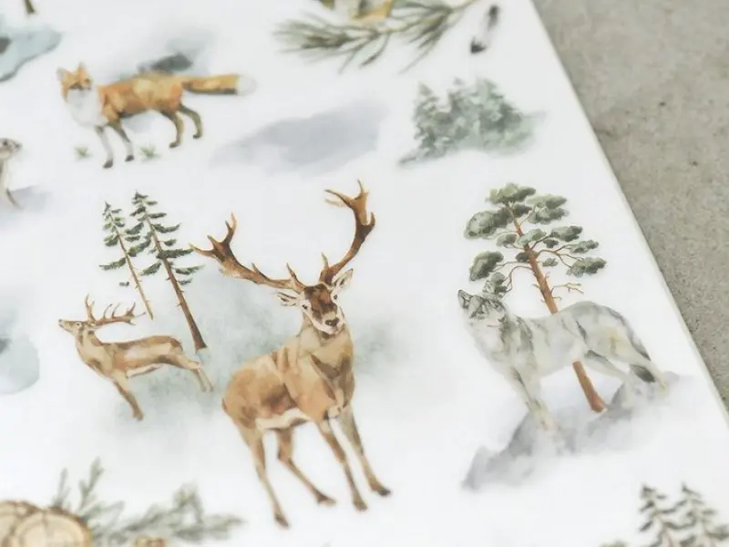 MU Print-On Siirtotarrat 097 - Forest Friends