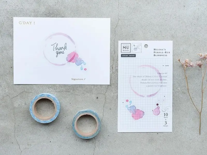 MU | Sticky Notes - Helena's Purple-Red Blindness