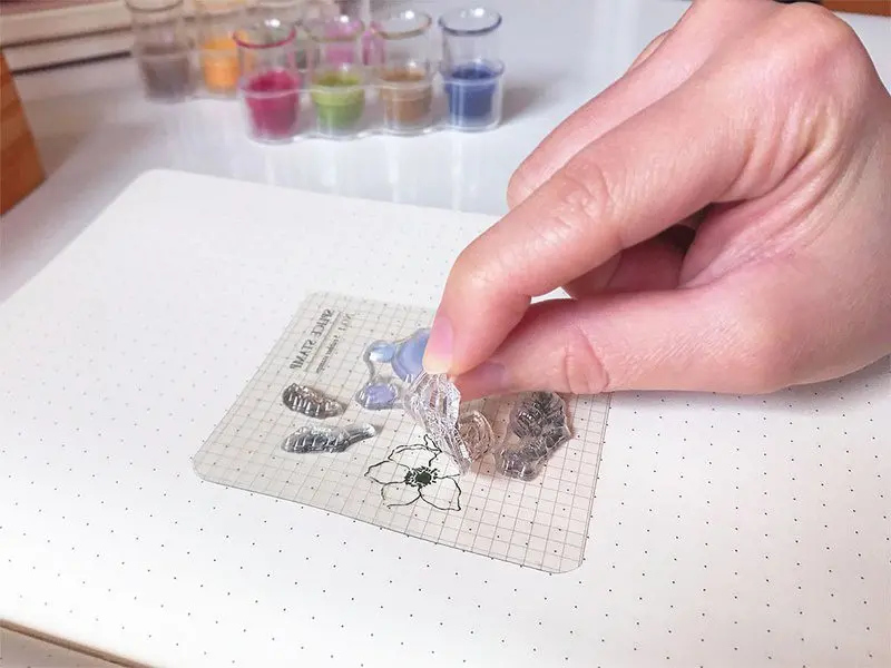 MU | Clear Stamp Set - Flower 02