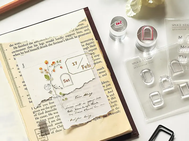 MU Clear Stamp Set Icon 006 - Classic Frames