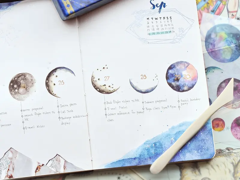 MU | Print-On Transfer Stickers - Retro Planet