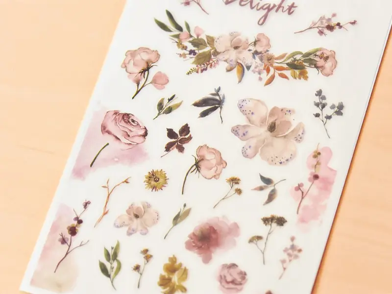 MU Print-On Transfer Stickers 065 - Purple Rain