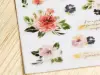 MU Print On Stickers Rainy Flowers 109