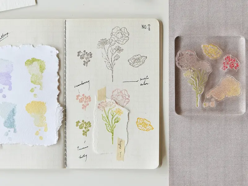 MU | Clear Stamp Set - Flower 02