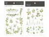 MU Print On Stickers Botanical Series Mint And Jasmine