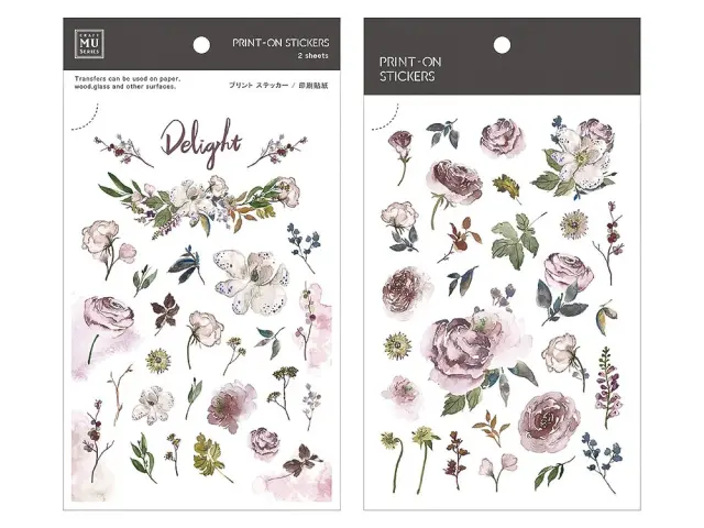 MU Print-On Siirtotarrat 065 - Purple Rain