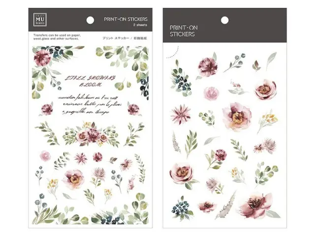 MU Print-On Siirtotarrat 088 - Still Growing Bloom