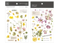 MU Print-On Siirtotarrat 103 - Yellow And Purple