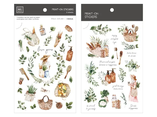 MU Print-On Siirtotarrat 115 - Elä Vihreästi