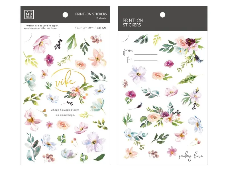 MU Print On Stickers Flowers of Hope 118
