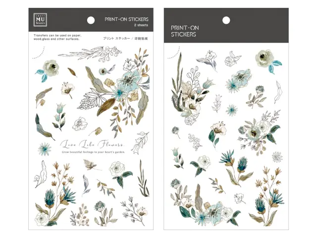 MU Print-On Siirtotarrat 176 - Garden In My Heart