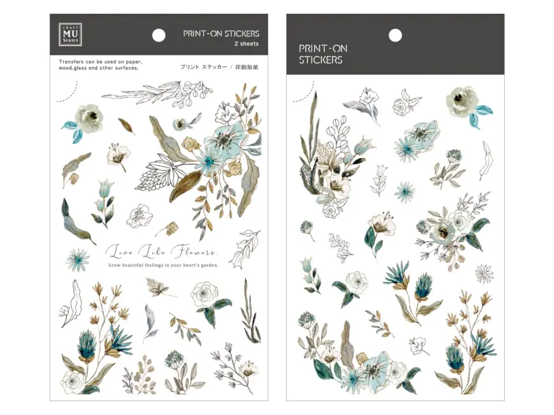 MU | Print-On Stickers - Heart's Garden