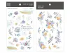 MU Print On Stickers Dust Blue Bouquet 107