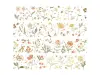 Meow Illustration Matte PET Tape - Flower Field