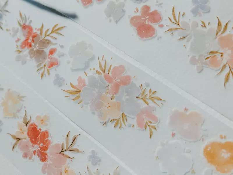 Meow Illustration Matte PET Tape - Candy Candy