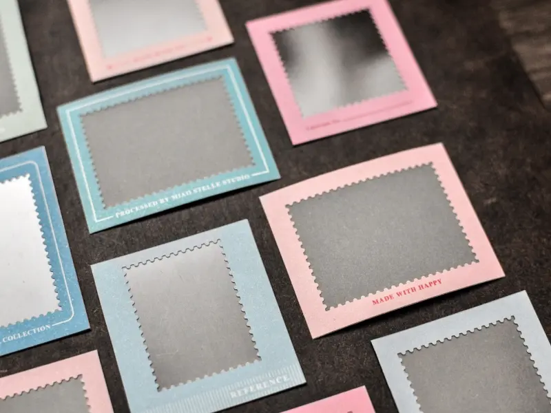 Miaostelle Die-Cut Sticker Tape - Life Stamp Simili