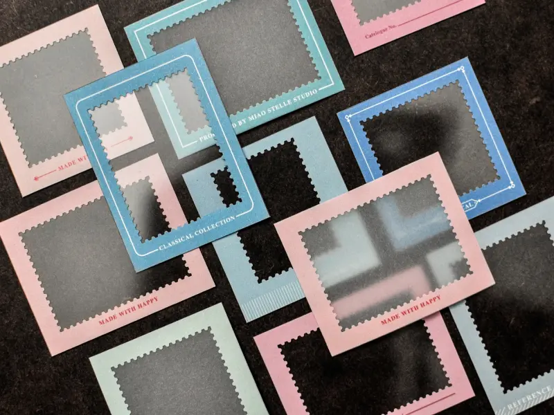 Miaostelle Die-Cut Sticker Tape - Life Stamp Simili