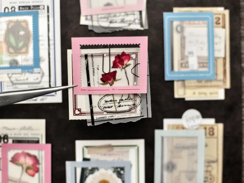 Miaostelle Die-Cut Sticker Tape - Life Stamp Simili