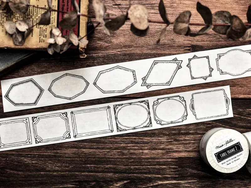 Miao Stelle Washi Tape - Label Frame 2