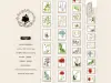 Miaostelle Washi Tape - Summer Forest Stamp