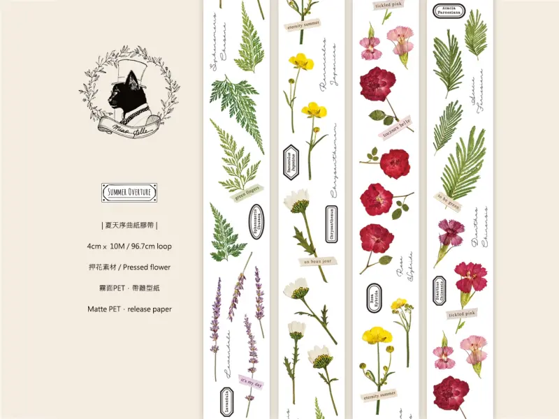 Miaostelle Matte PET Tape - Summer Overture