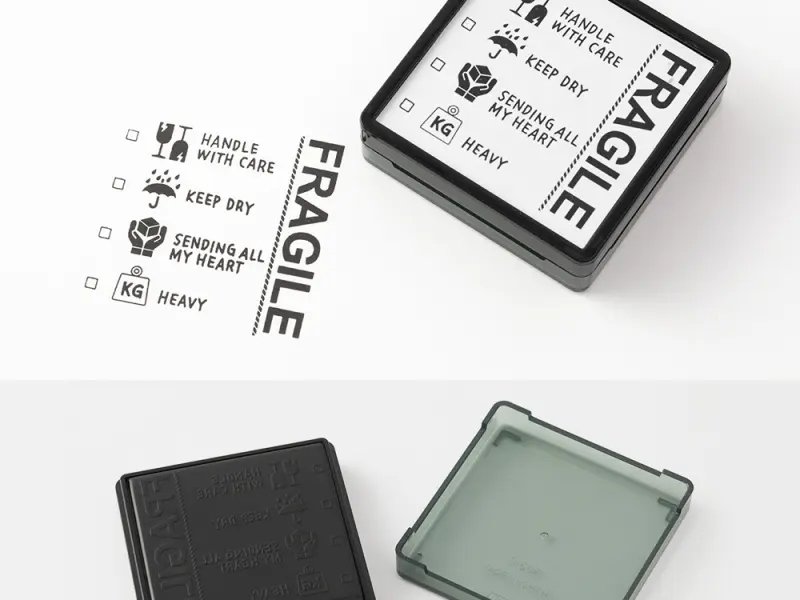 Midori Paintable Stamp Pre-Inked - Fragile