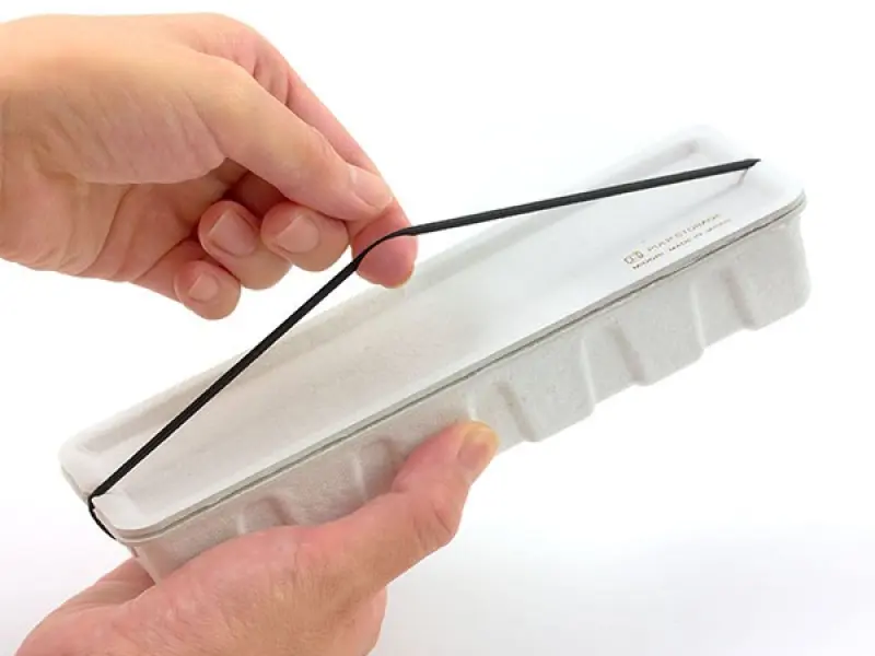 Midori Pulp Pen Case - White