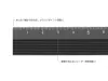 Midori Aluminum Ruler 15 cm - Black