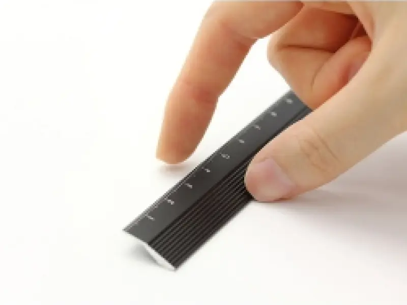 Midori Aluminum Ruler 15 cm - Black