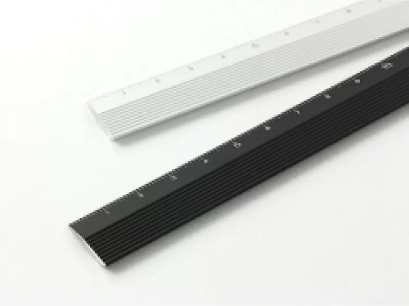 Midori Aluminum Ruler 15 cm - Black