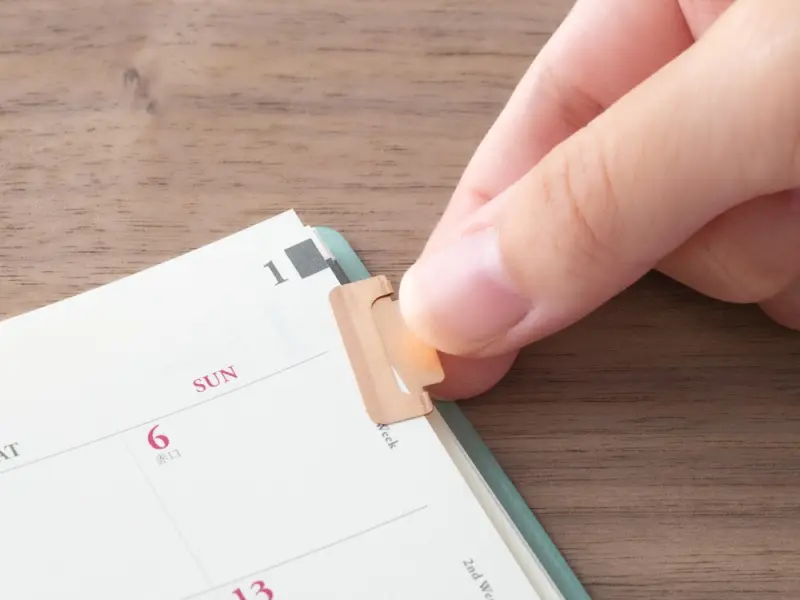 Midori Index Clip Chiratto - Orange