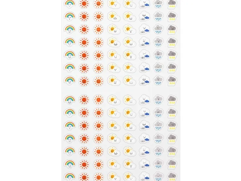 Midori Mood Planner Stickers - Weather