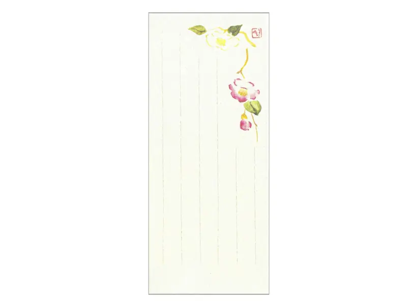 Japanese Notepad - Camellia